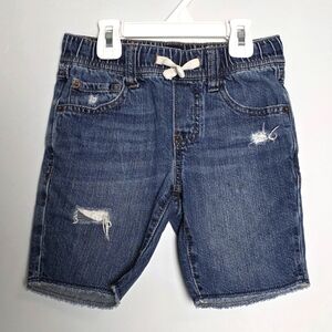 GAP Boys Blue Denim Cutoff Shorts • Size Small
